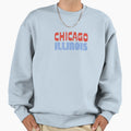 Chicago Illinois Sweatshirt - Minimalist Print for Adults - T-Shirt, Sweatshirt, Hoodie
