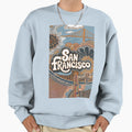 San Francisco Whimsical City Life Sweatshirt - Unique Graphic for Adults - T-Shirt, Sweatshirt, Hoodie