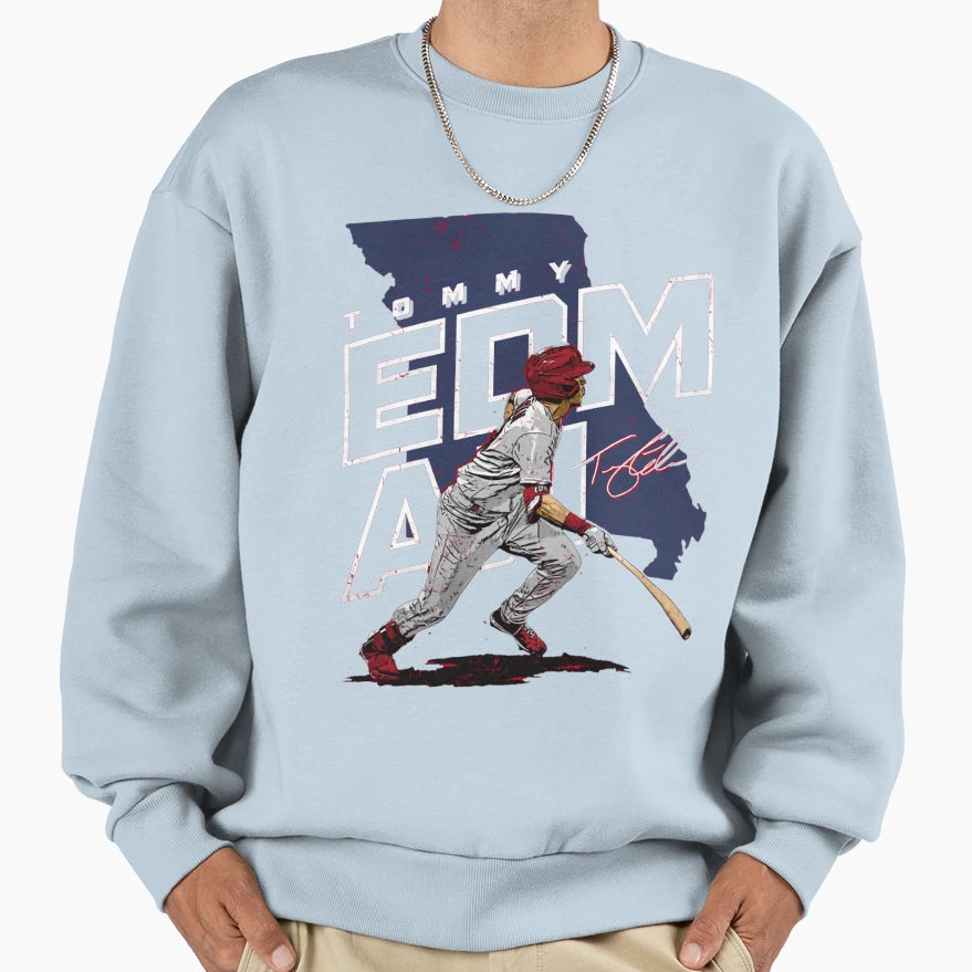Tommy Edman Player Map Sweatshirt - Graphic Print Unisex - T-Shirt, Sweatshirt, Hoodie