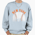 New York Ny Skyline City Baseball Met Sweatshirt - Graphic Print Men Women - T-Shirt, Sweatshirt, Hoodie