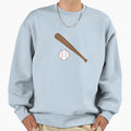 Baseball And Ball Time To Play Ball Sweatshirt - Graphic Print Unisex - T-Shirt, Sweatshirt, Hoodie