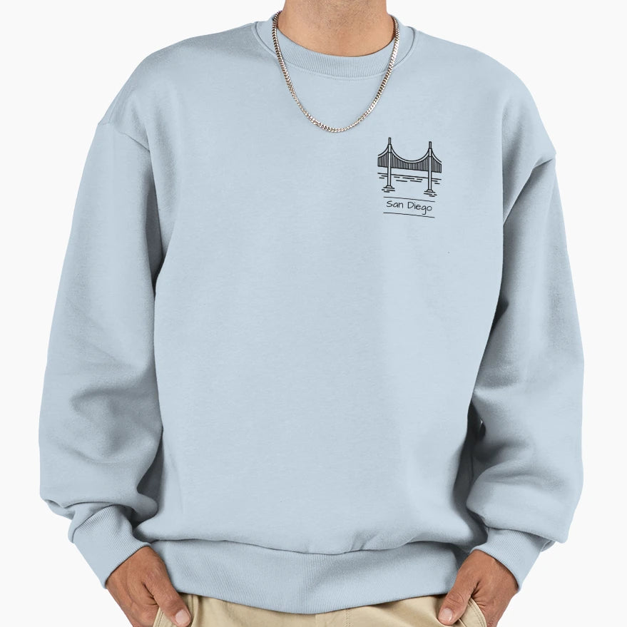 San Diego Sweatshirt - Casual Everyday Wear for Adults - T-Shirt, Sweatshirt, Hoodie