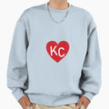 Kc Heart Sweatshirt - Streetwear Style Men Women - T-Shirt, Sweatshirt, Hoodie