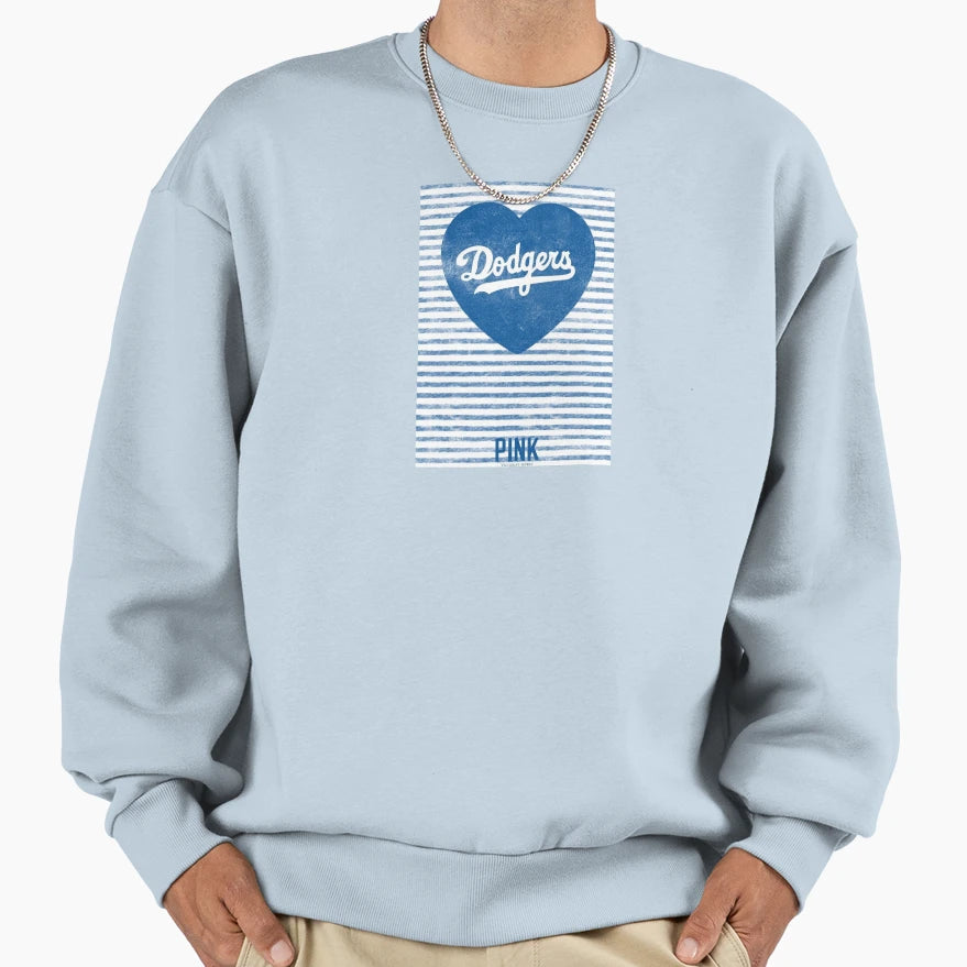 Blue Baseball Team Sweatshirt - Streetwear Style Unisex - T-Shirt, Sweatshirt, Hoodie