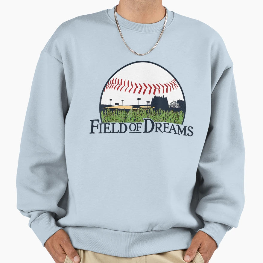 Gifts Field Baseball Dreams Softball Sweatshirt - Minimalist Print Unisex - T-Shirt, Sweatshirt, Hoodie