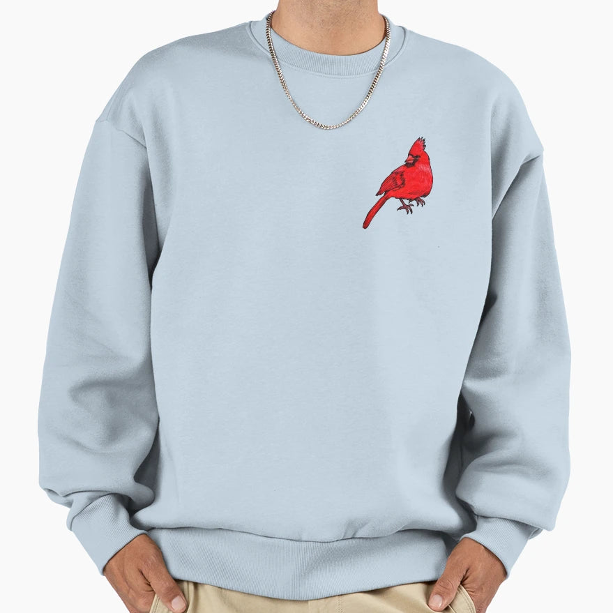 Red Cardinal Sweatshirt - Aesthetic Graphic Unisex - T-Shirt, Sweatshirt, Hoodie