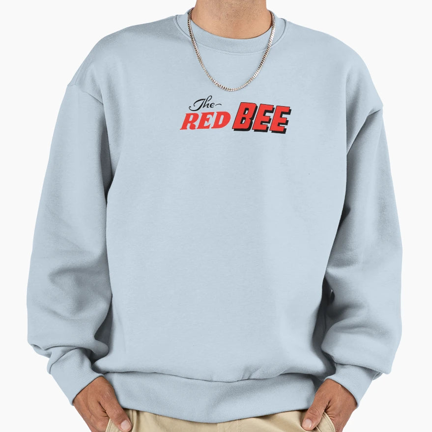 Red Bee Sweatshirt - Graphic Print for Adults - T-Shirt, Sweatshirt, Hoodie