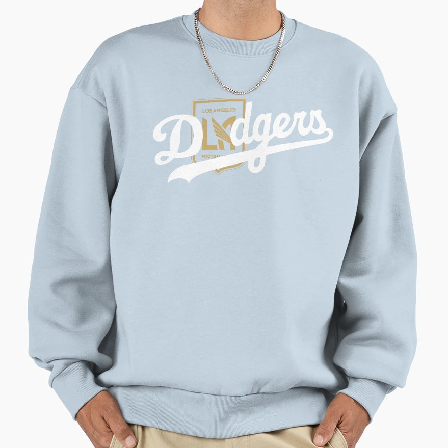 Dodgers X Lafc Logo Sweatshirt - Fun Novelty Design for Adults - T-Shirt, Sweatshirt, Hoodie