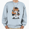 Funny Baseball Tiger Baseball Sweatshirt - Aesthetic Graphic Men Women - T-Shirt, Sweatshirt, Hoodie