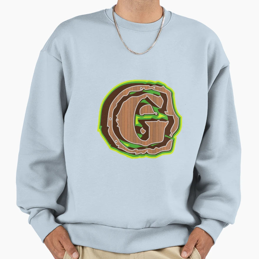 Alphabets Wooden Ywzmnk 10 Sweatshirt - Casual Everyday Wear Men Women - T-Shirt, Sweatshirt, Hoodie