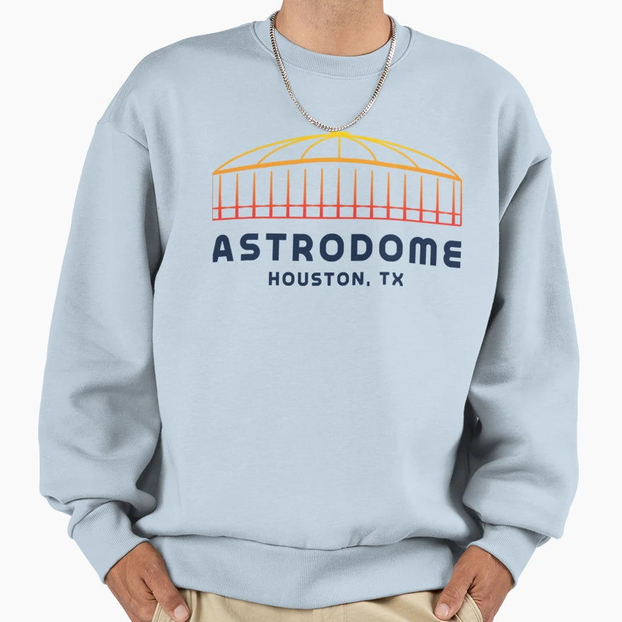 Astrodome Houston Texas Sweatshirt - Aesthetic Graphic Unisex - T-Shirt, Sweatshirt, Hoodie