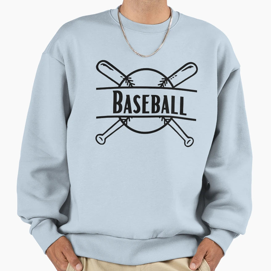 Baseball Sweatshirt - Custom Art Print for Adults - T-Shirt, Sweatshirt, Hoodie