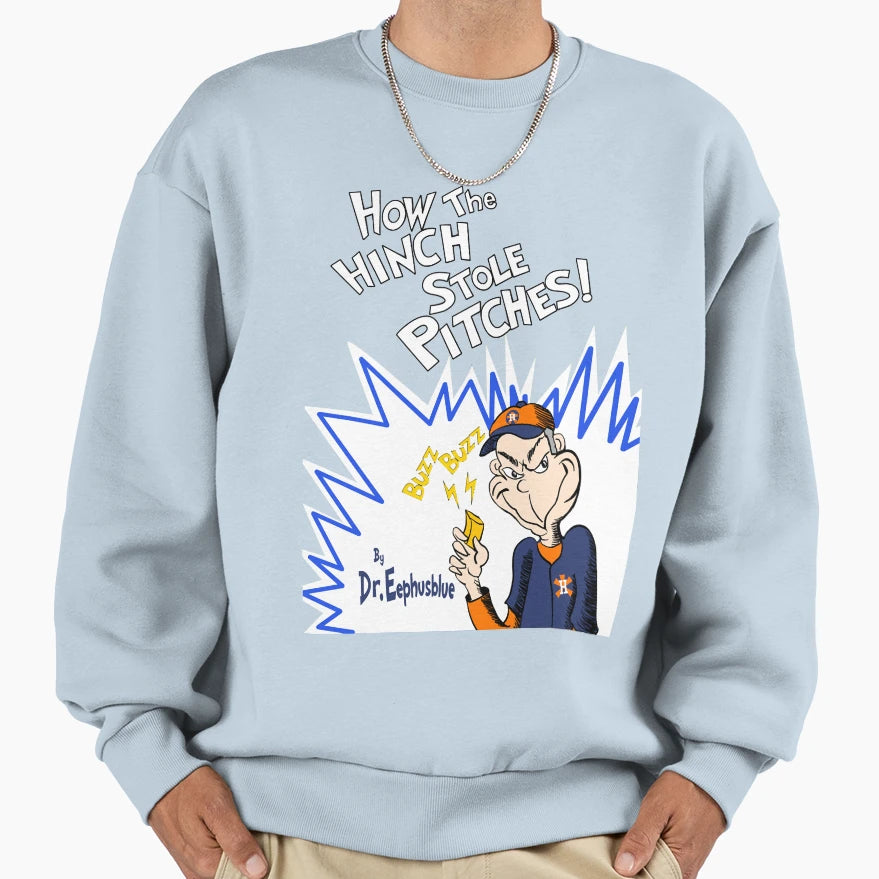 How Hinch Stole Pitches Sweatshirt - Minimalist Print Men Women - T-Shirt, Sweatshirt, Hoodie