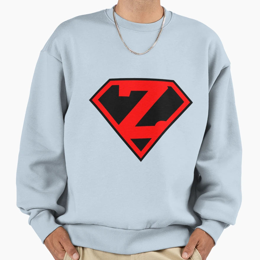 Letter Z Super Letter Vol 3 Zipped Hoodie - Custom Art Print Men Women - T-Shirt, Sweatshirt, Hoodie