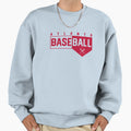 Atlanta Baseball Home Plate Sweatshirt - Graphic Print Men Women - T-Shirt, Sweatshirt, Hoodie