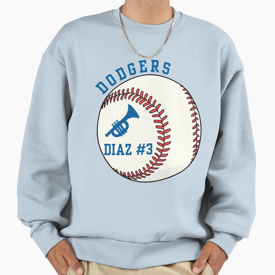 Edwin Diaz 3 Los Angeles Dodgers Sweatshirt - Fun Novelty Design Men Women - T-Shirt, Sweatshirt, Hoodie