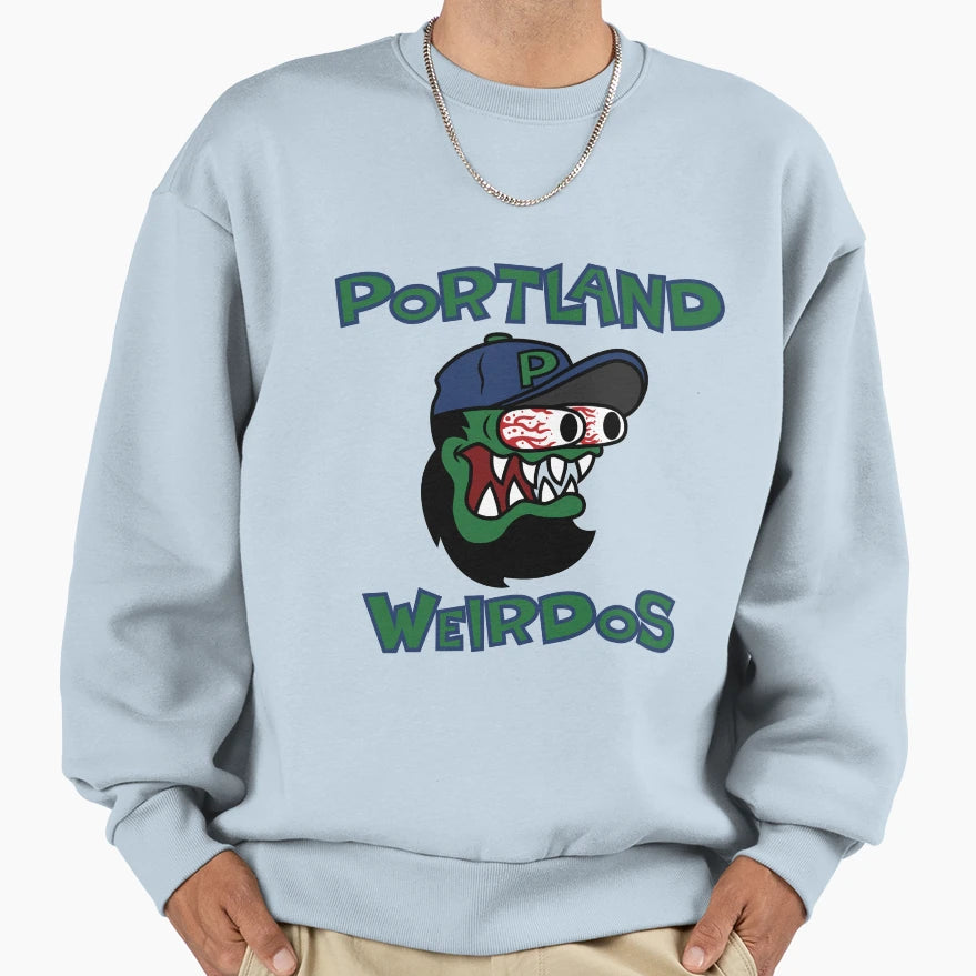 Portland Weirdos Baseball Team Sweatshirt - Casual Everyday Wear Unisex - T-Shirt, Sweatshirt, Hoodie