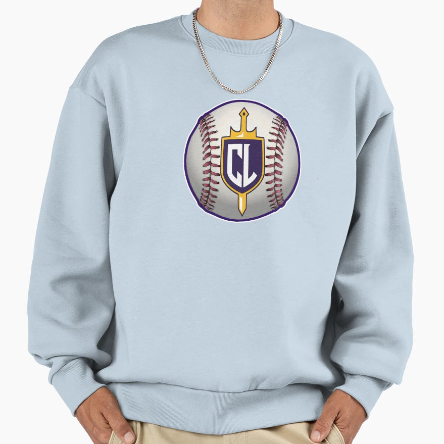 Clu Baseball Sweatshirt - Casual Everyday Wear Men Women - T-Shirt, Sweatshirt, Hoodie