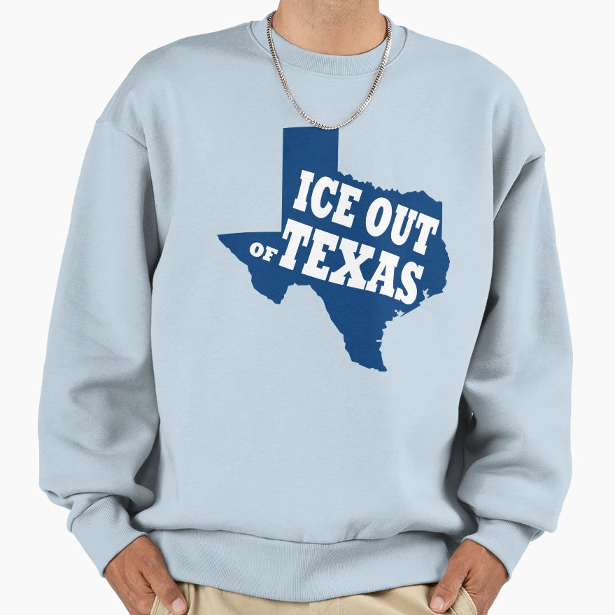 Ice Out Texas Sweatshirt - Graphic Print for Adults - T-Shirt, Sweatshirt, Hoodie