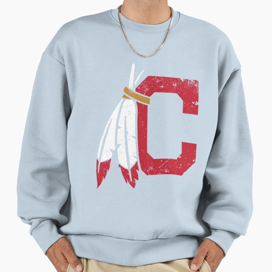 Cle Indians Sweatshirt - Custom Art Print Men Women - T-Shirt, Sweatshirt, Hoodie