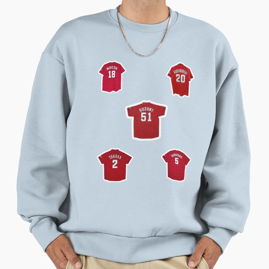 Hiroshima Toyo Carp Sweatshirt - Aesthetic Graphic for Adults - T-Shirt, Sweatshirt, Hoodie