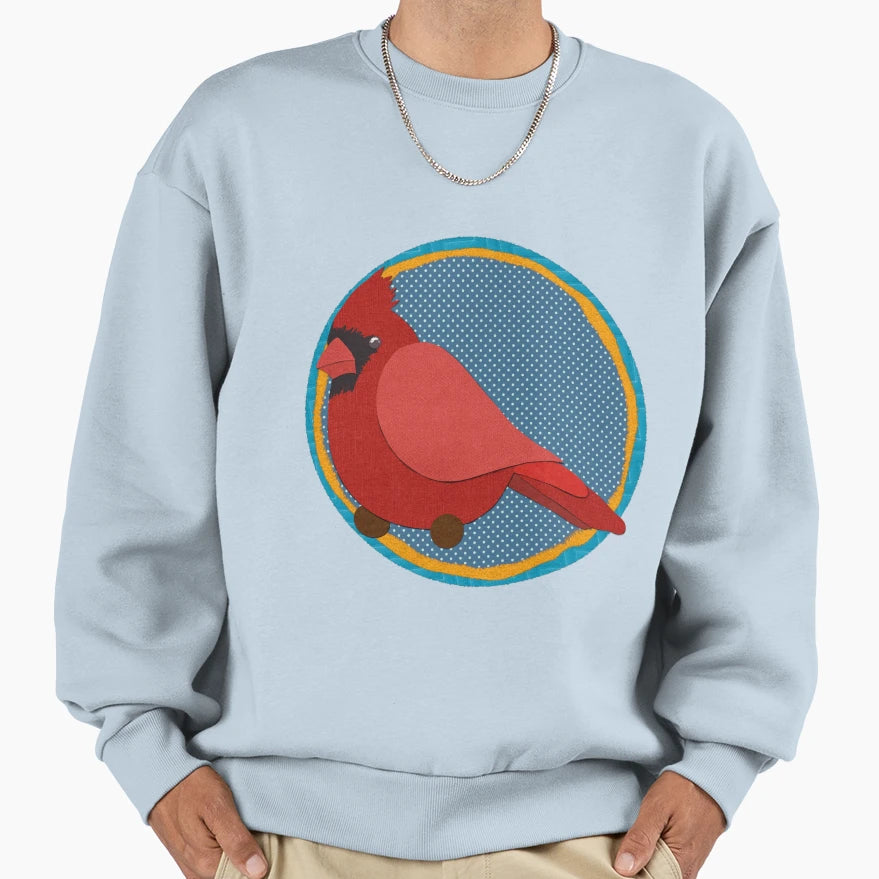 Paper Craft Cardinal Sweatshirt - Trendy Graphic Men Women - T-Shirt, Sweatshirt, Hoodie