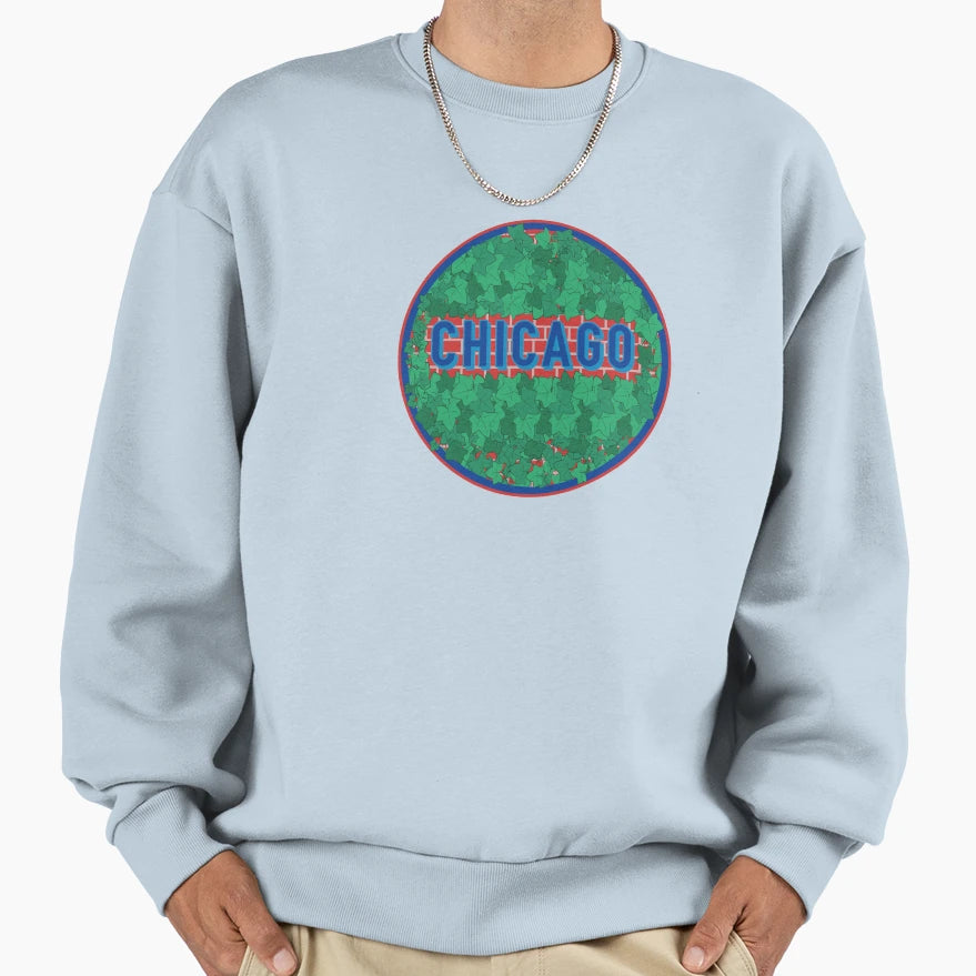 Chicago Ivy Crest Sweatshirt - Custom Art Print Men Women - T-Shirt, Sweatshirt, Hoodie