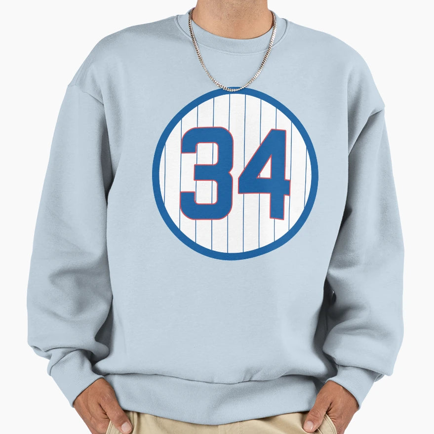 Jon Lester 34 Kerry Wood 34 Sweatshirt - Fun Novelty Design Men Women - T-Shirt, Sweatshirt, Hoodie