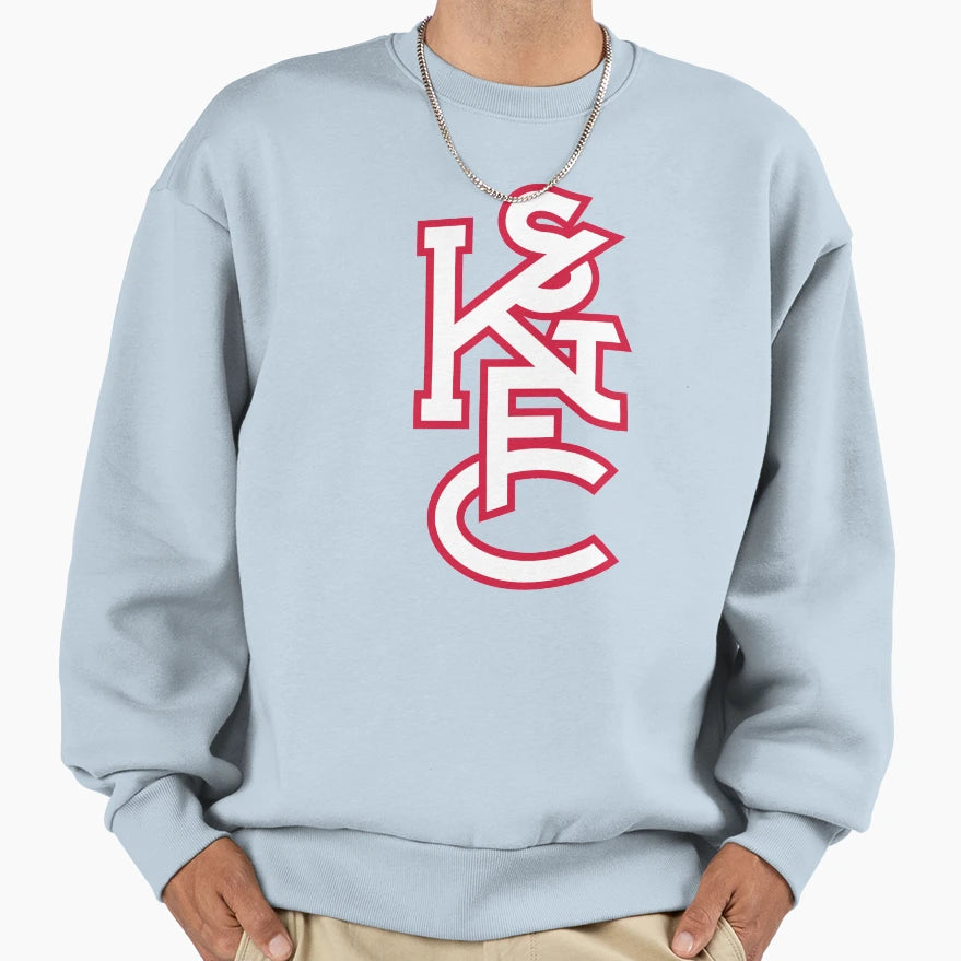 St Kilda Saints Monogram Sweatshirt - Trendy Graphic for Adults - T-Shirt, Sweatshirt, Hoodie