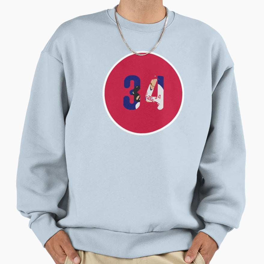 Roy Halladay 34 Sweatshirt - Minimalist Print Unisex - T-Shirt, Sweatshirt, Hoodie