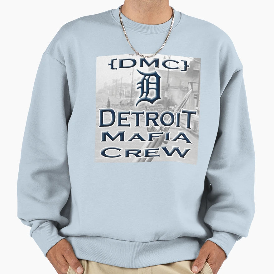 Detroit Mafia Crew Sweatshirt - Minimalist Print Men Women - T-Shirt, Sweatshirt, Hoodie