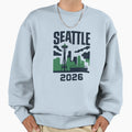 Seattle 2026 Space Needle Stadium T-Shirt - Custom Art Print Men Women - T-Shirt, Sweatshirt, Hoodie