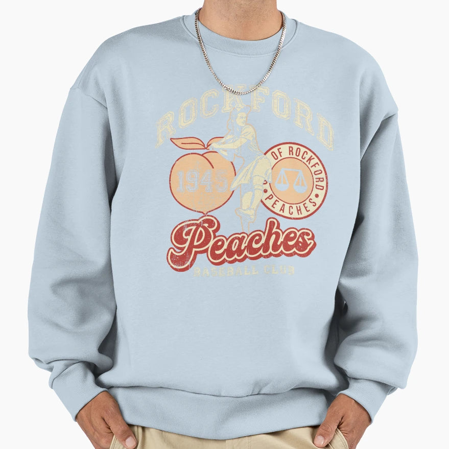 Rockford Peaches Dks Sweatshirt - Minimalist Print Men Women - T-Shirt, Sweatshirt, Hoodie