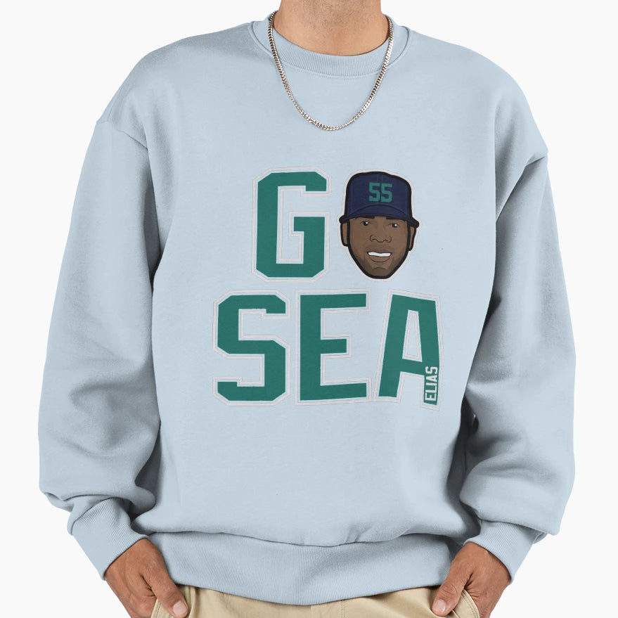 Roenis Elias Go Sea Sweatshirt - Graphic Print Men Women - T-Shirt, Sweatshirt, Hoodie
