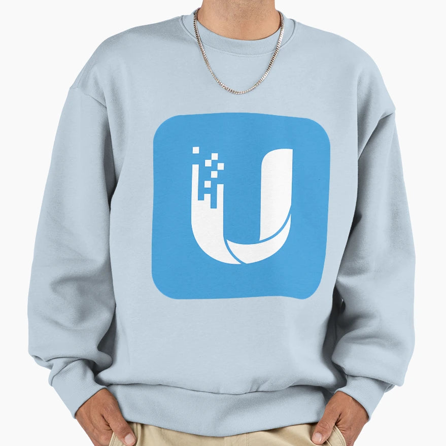 Ubiquiti Logo Sweatshirt - Custom Art Print Men Women - T-Shirt, Sweatshirt, Hoodie