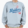Raiders Dodgers Colors Sweatshirt - Minimalist Print Unisex - T-Shirt, Sweatshirt, Hoodie