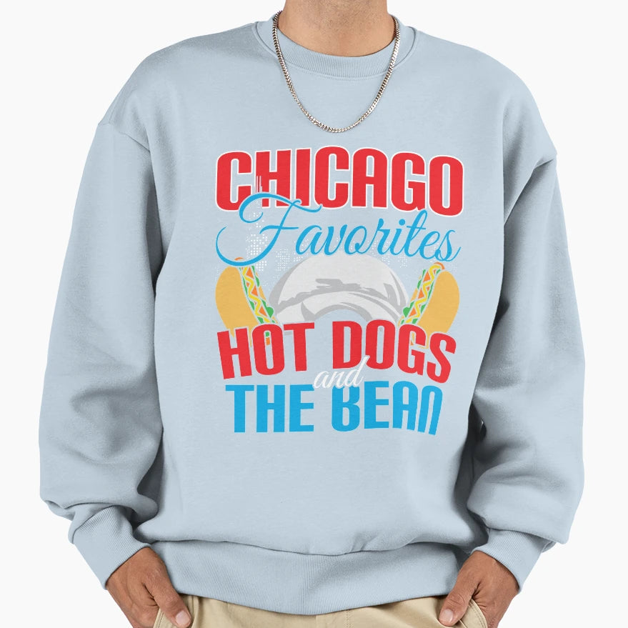 Funny Chicago Souvenir Chicago Sweatshirt - Fun Novelty Design for Adults - T-Shirt, Sweatshirt, Hoodie