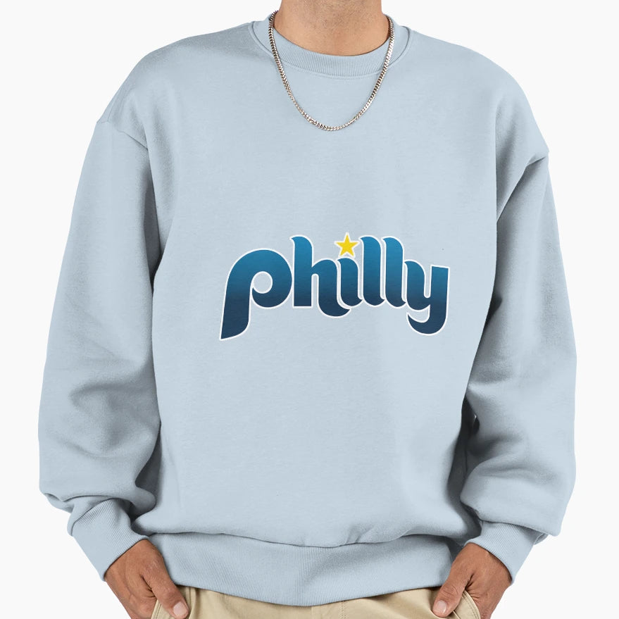 Philadelphia City Baseball Philly Sweatshirt - Trendy Graphic Unisex - T-Shirt, Sweatshirt, Hoodie