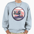 Usa American Baseball Baseball Sweatshirt - Novelty Apparel for Adults - T-Shirt, Sweatshirt, Hoodie
