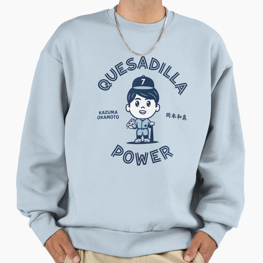 Kazuma Okamoto Quesadilla Power Sweatshirt - Graphic Print for Adults - T-Shirt, Sweatshirt, Hoodie