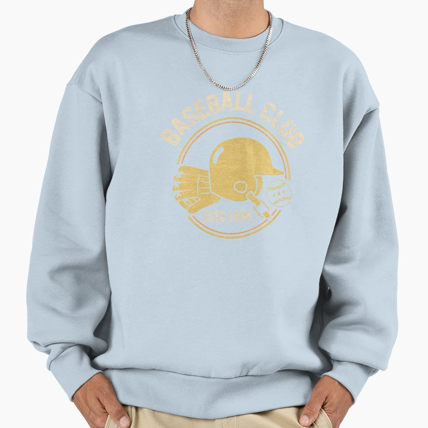 Baseball Gift Funny Sweatshirt - Minimalist Print Men Women - T-Shirt, Sweatshirt, Hoodie