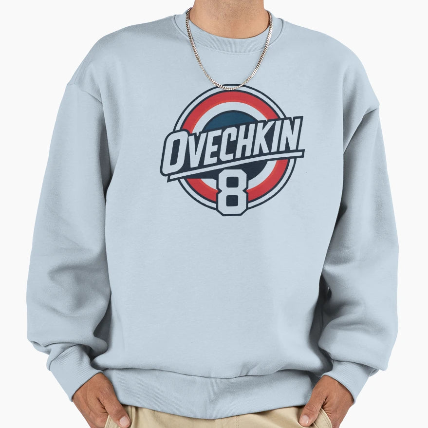 Alex Ovechkin Washington Capitals 8 Sweatshirt - Aesthetic Graphic Unisex - T-Shirt, Sweatshirt, Hoodie