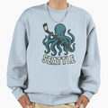 Seattle Kraken Beast Hockey Fan Sweatshirt - Fun Novelty Design for Adults - T-Shirt, Sweatshirt, Hoodie