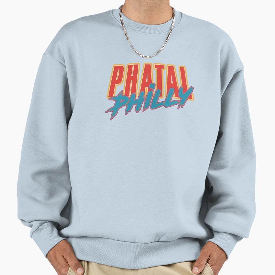 Phatal Philly Original Logo Sweatshirt - Minimalist Print for Adults - T-Shirt, Sweatshirt, Hoodie