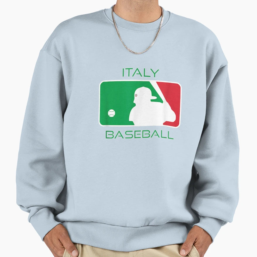 Italy Baseball Italian Flag Sports Fan T-Shirt - Unique Graphic for Adults - T-Shirt, Sweatshirt, Hoodie