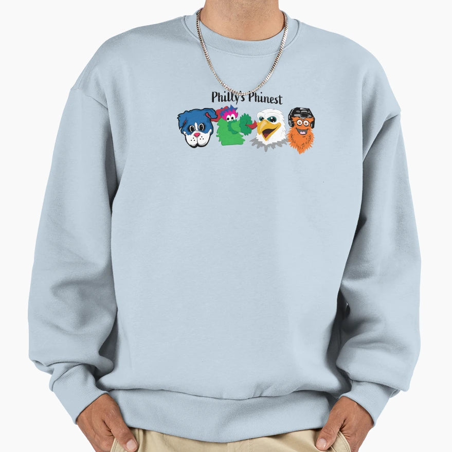 Phillys Phinest Sweatshirt - Trendy Graphic Men Women - T-Shirt, Sweatshirt, Hoodie
