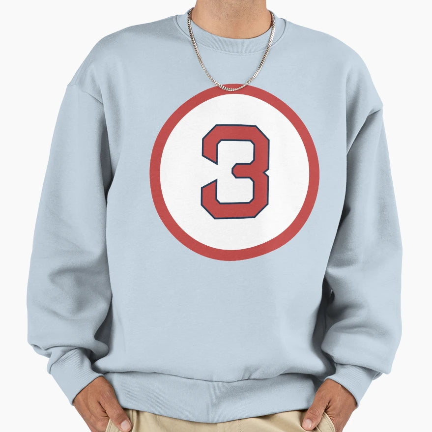 Jimmie Foxx 3 Jersey Number Sweatshirt - Streetwear Style for Adults - T-Shirt, Sweatshirt, Hoodie