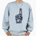 Fan Finger Number 1 Usa Team Sweatshirt - Fun Novelty Design Unisex - T-Shirt, Sweatshirt, Hoodie