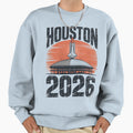 Houston 2026 Space Shuttle Football T-Shirt - Streetwear Style for Adults - T-Shirt, Sweatshirt, Hoodie