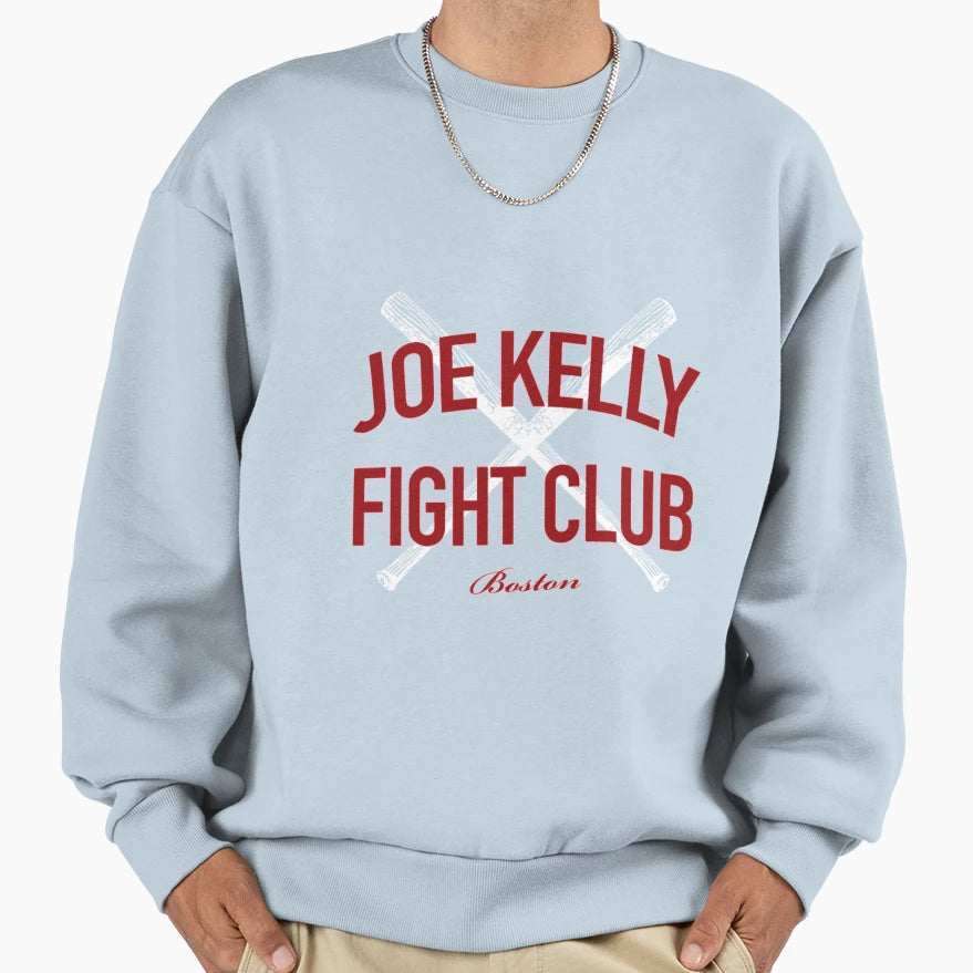 Red Joe Kelly Fight Club Boston Fans T-Shirt - Custom Art Print Men Women - T-Shirt, Sweatshirt, Hoodie